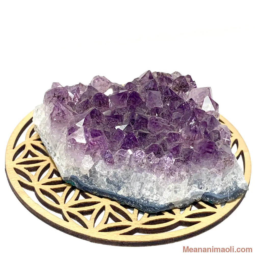 Druse d’améthyste naturelle 175 g de Madagascar, pierre de sérénité et de purification
