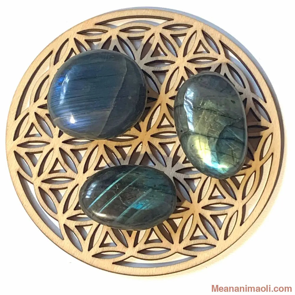 Pierres roulées en labradorite naturelle 20 à 30 g de Madagascar, protection et intuition