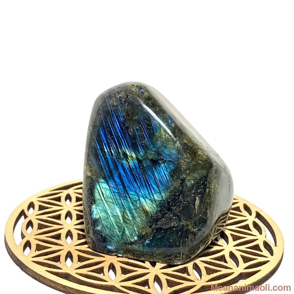 Bloc de Labradorite naturelle 200 g – pierre de protection, intuition et équilibre, origine Madagascar
