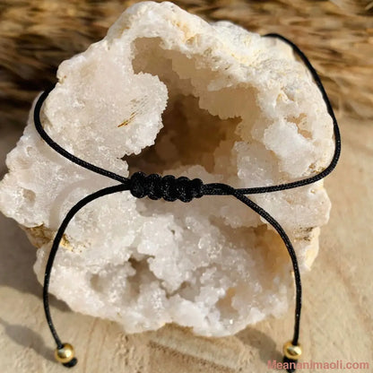  Nœuds coulissants du bracelet macramé aigue-marine – ajustement facile et confortable