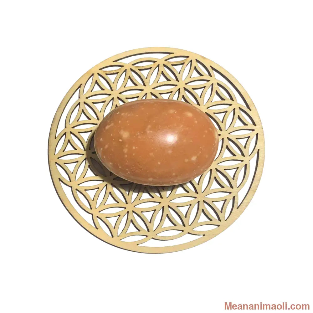 Galet de Calcite Orange naturel 100 g – sérénité et vitalité – origine Madagascar