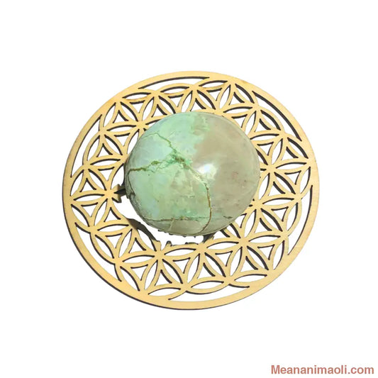 Galet en pierre de lune verte naturelle 80 g – sérénité, intuition et harmonie – Madagascar