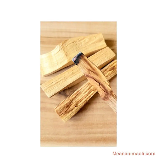 Bâton de bois sacré Palo Santo naturel pour la purification des pierres et de la maison -MEANANIMAOLI