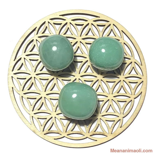 Pierre roulée en aventurine verte naturelle – chance, équilibre et sérénité