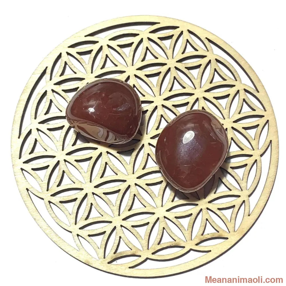 Pierre roulée en cornaline naturelle – énergie, vitalité et créativité