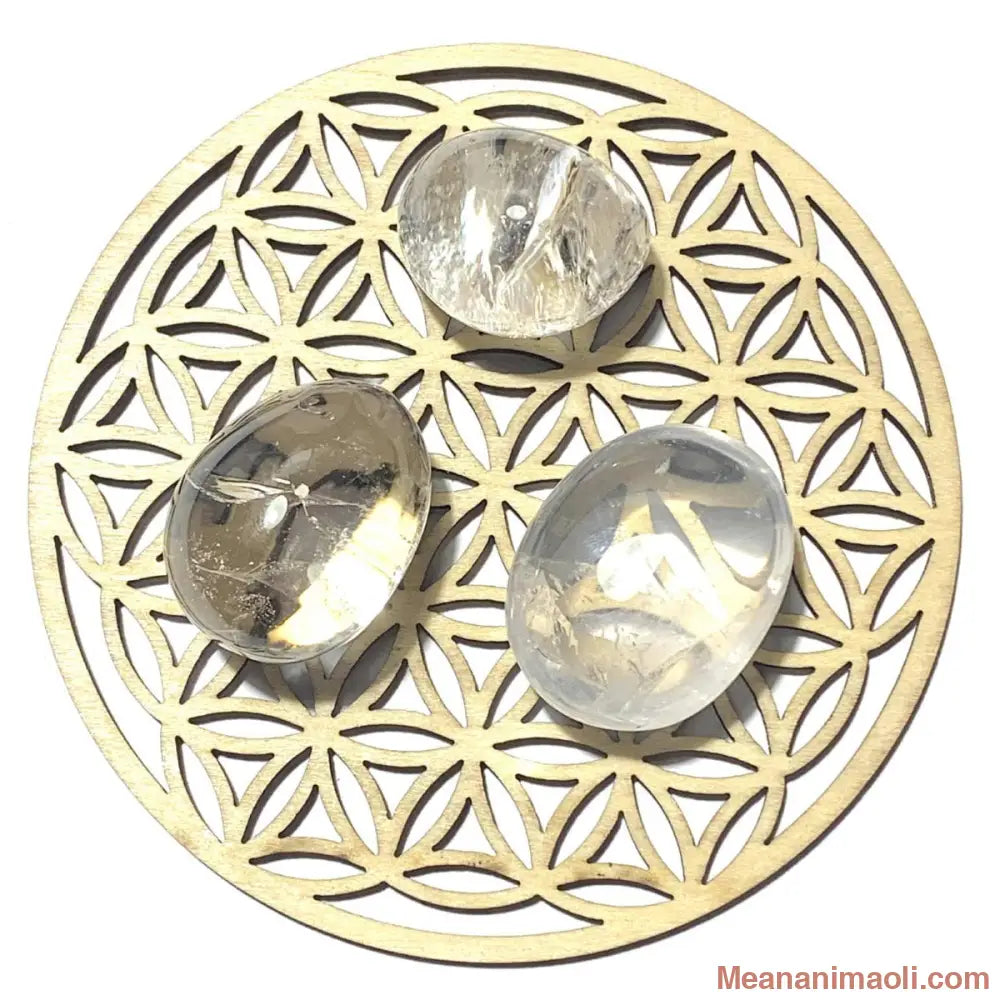 Pierre roulée en cristal de roche naturelle – clarté, énergie et harmonie