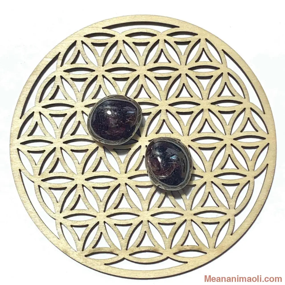 Pierre roulée en grenat naturel – énergie, vitalité et courage