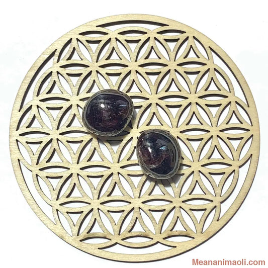 Pierre roulée en grenat naturel – énergie, vitalité et courage